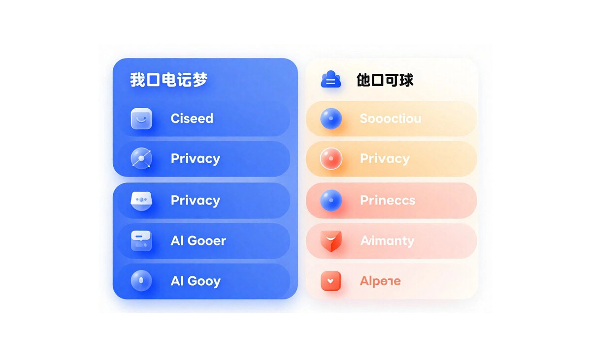 Side-by-side comparison of Perplexity AI and Google Search interfaces on desktop screens