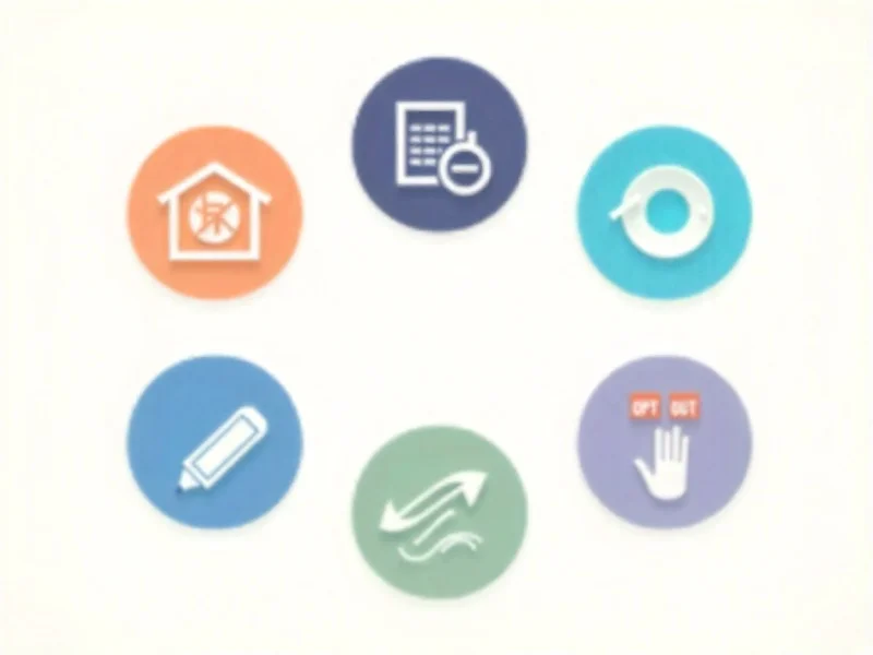 Five consumer privacy rights icons showing access, delete, correct, portability and opt-out data controls