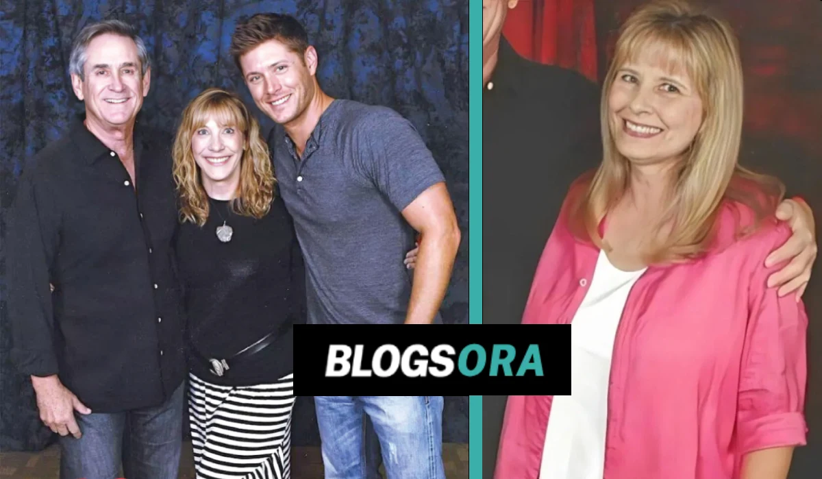 Donna Joan Shaffer-Ackles with husband Alan Ackles and son Jensen Ackles at a fan event