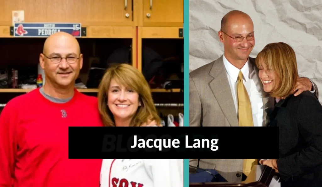 Jacque Lang with ex-husband Terry Francona at Boston Red Sox locker room and formal event