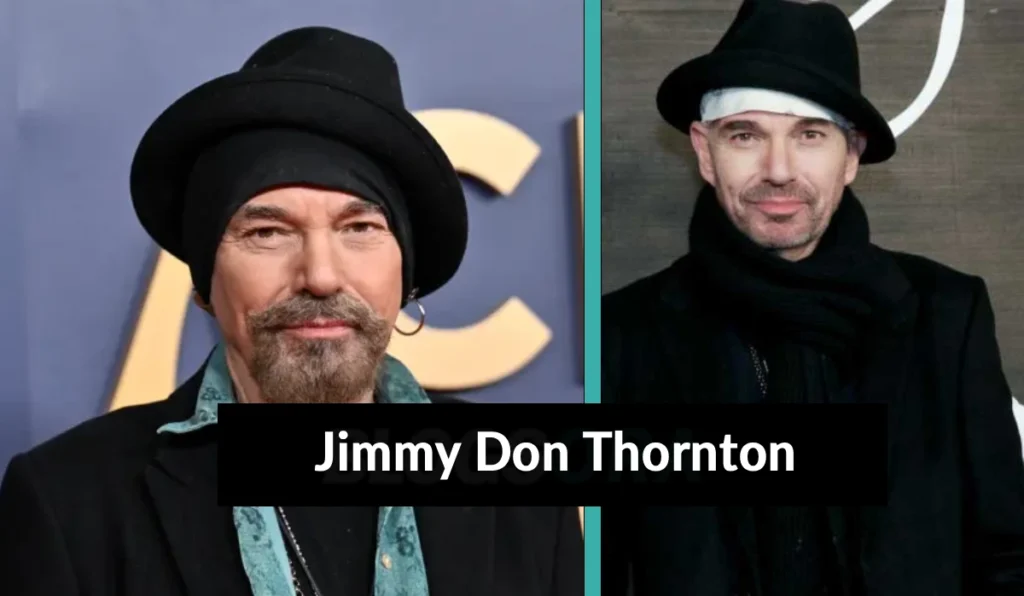 Jimmy Don Thornton and his brother Billy Bob Thornton side by side photo
