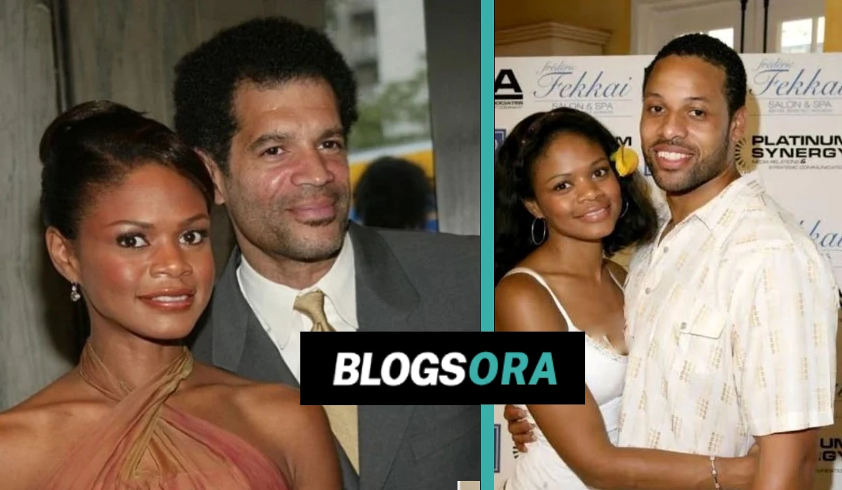 Kimberly Elise with Maurice Oldham and second photo with co-star, parents of Butterfly Rose Oldham
