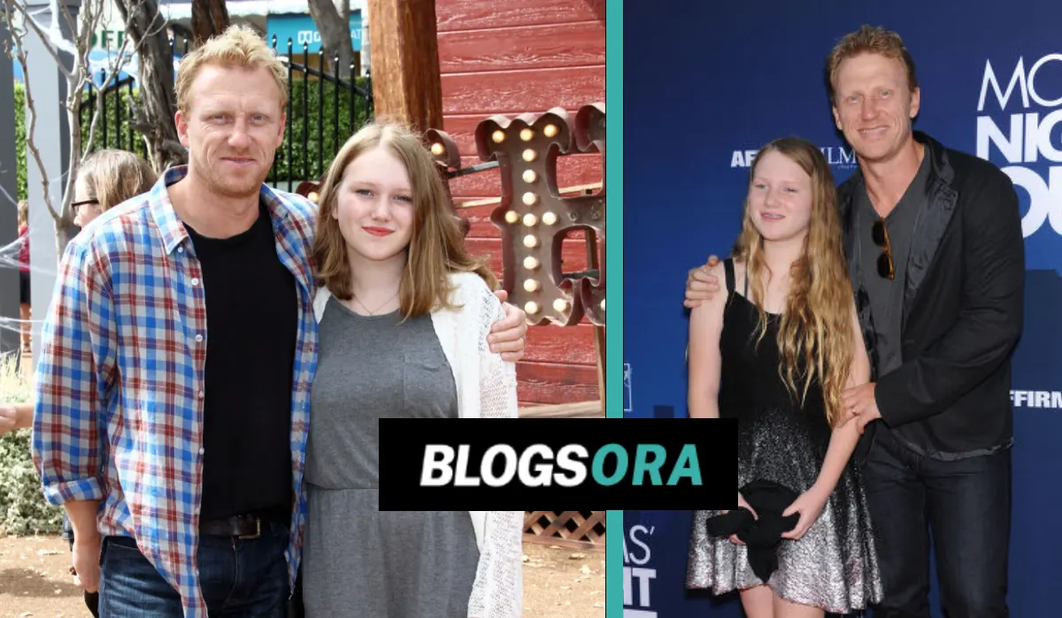 Iona McKidd with her father Kevin McKidd at a movie premiere