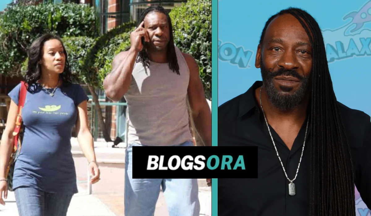 Levestia Huffman with Booker T walking outdoors and Booker T at a public event