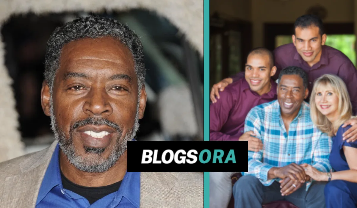 Rahaman Hudson father Ernie Hudson with family photo