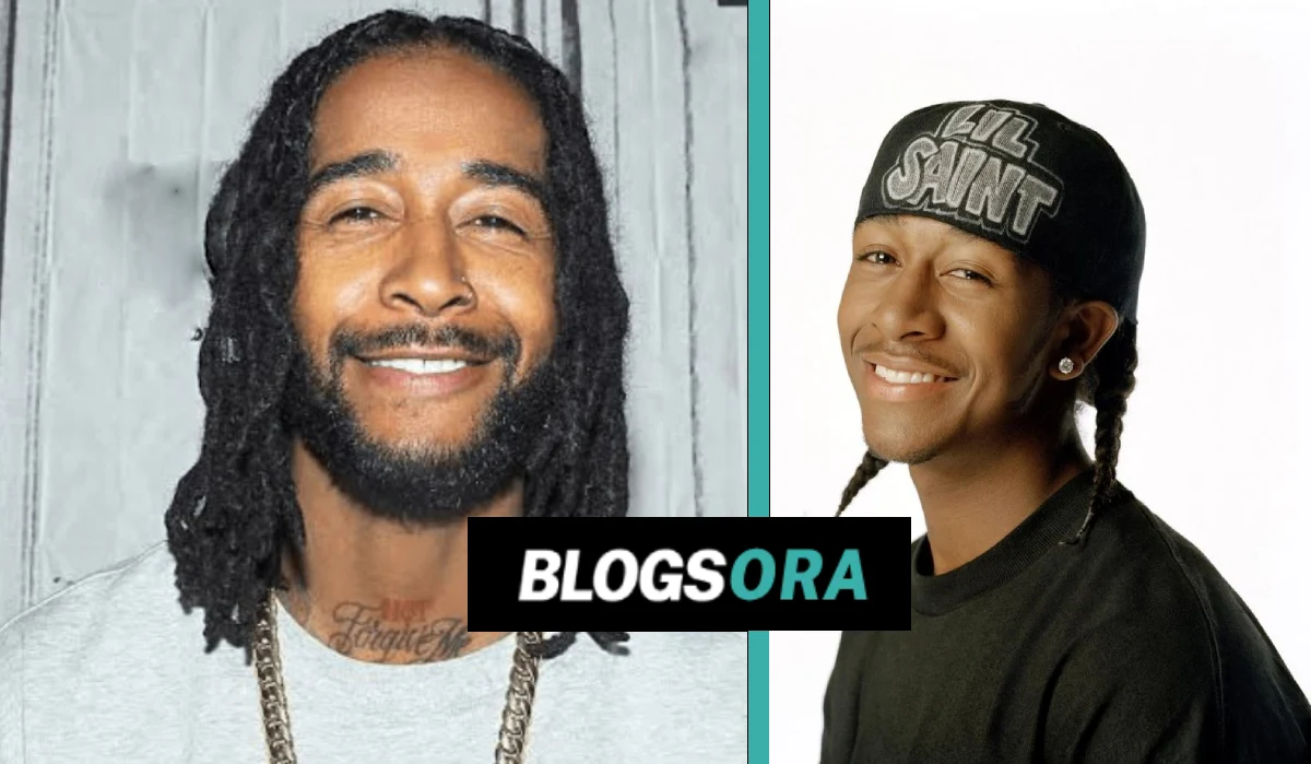 Omarion and his brother O'Ryan Grandberry smiling in separate photos