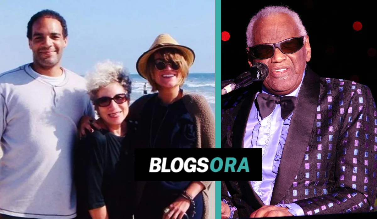 Vincent Kotchounian with family and Ray Charles performing on stage