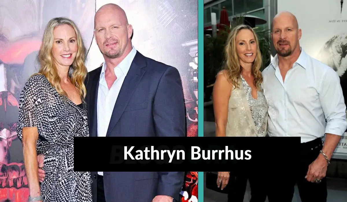 Kathryn Burrhus with Stone Cold Steve Austin at a public event