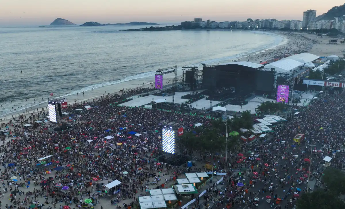 Madonna Copacabana Beach 2024 concert with largest concert crowds of 1.6 million attendees 