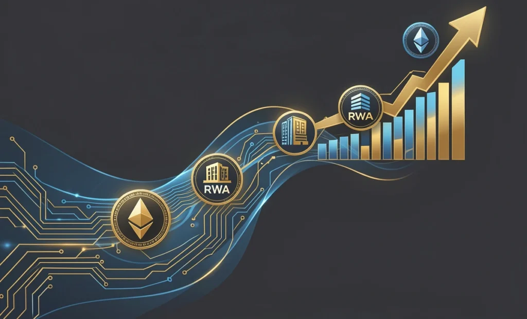 Visual forecast of cryptocurrency capital flow rotation between Bitcoin, altcoins, and key sectors like RWA and DePIN for 2026 investment planning.