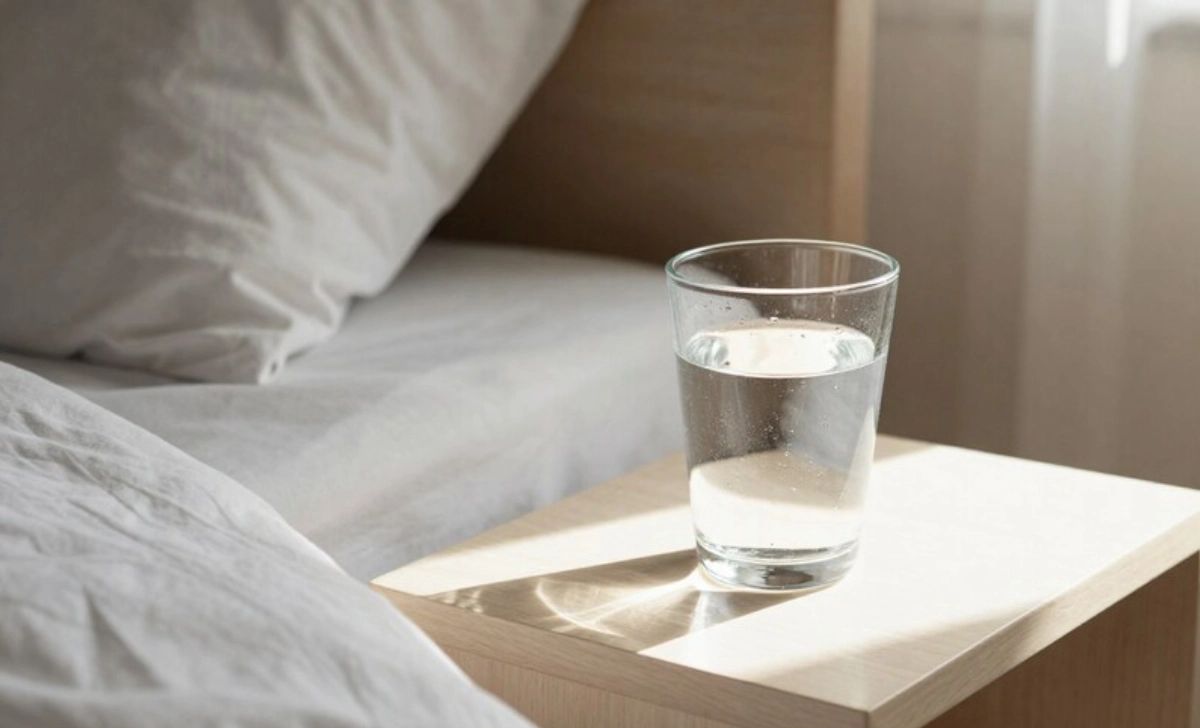 5 Practical Wellness Habits for Daily Healthy Living Wellness habits for healthier lifestyle showing water glass, exercise shoes, and morning routine setup