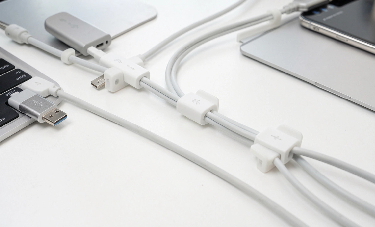 10 Most Useful Products I Bought in 2026 (That Actually Solved Real Problems) Cable holders organizing charging wires on desk
