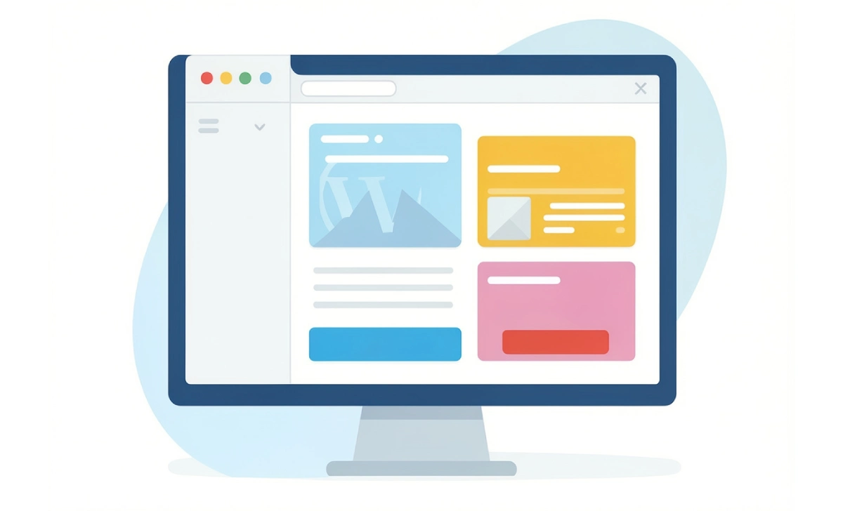 Gutenberg WordPress Block Editor Gutenberg block editor showing content blocks in a WordPress website layout