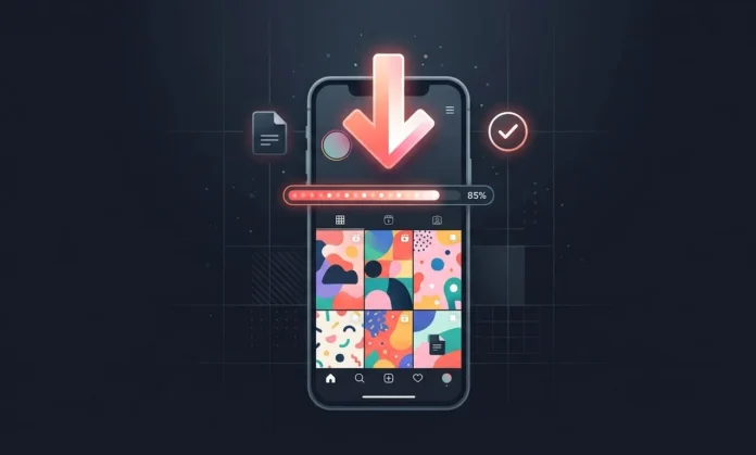 Best Instagram Downloader Tools – Top 6 Picks Best Instagram downloader tools in 2026 shown on smartphone screen with download icon