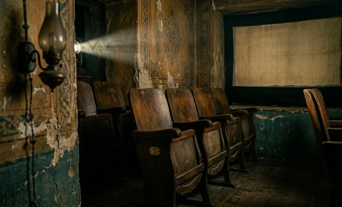 Albfilm24: A Gateway to the Rich World of Albanian Film and Culture Albanian cinema interior representing must-watch Albanian films on Albfilm24