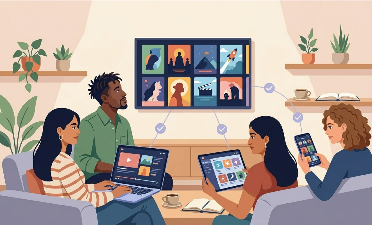 9 Best MoviesJoy Alternatives in 2026: Free, Legal & Actually Reliable Free streaming platforms displayed across smart TV, laptop, tablet, and smartphone